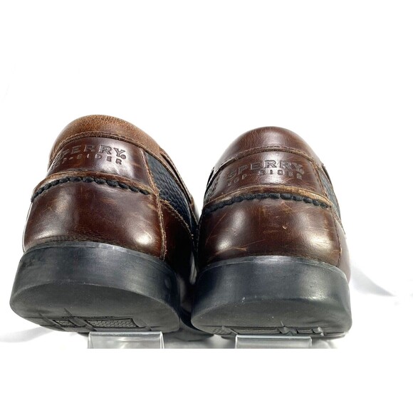 Sperry Top Sider Men\'s Sz. 14 M Mahogany Leather Moccasin Kiltie Tassel Loafer main image 6